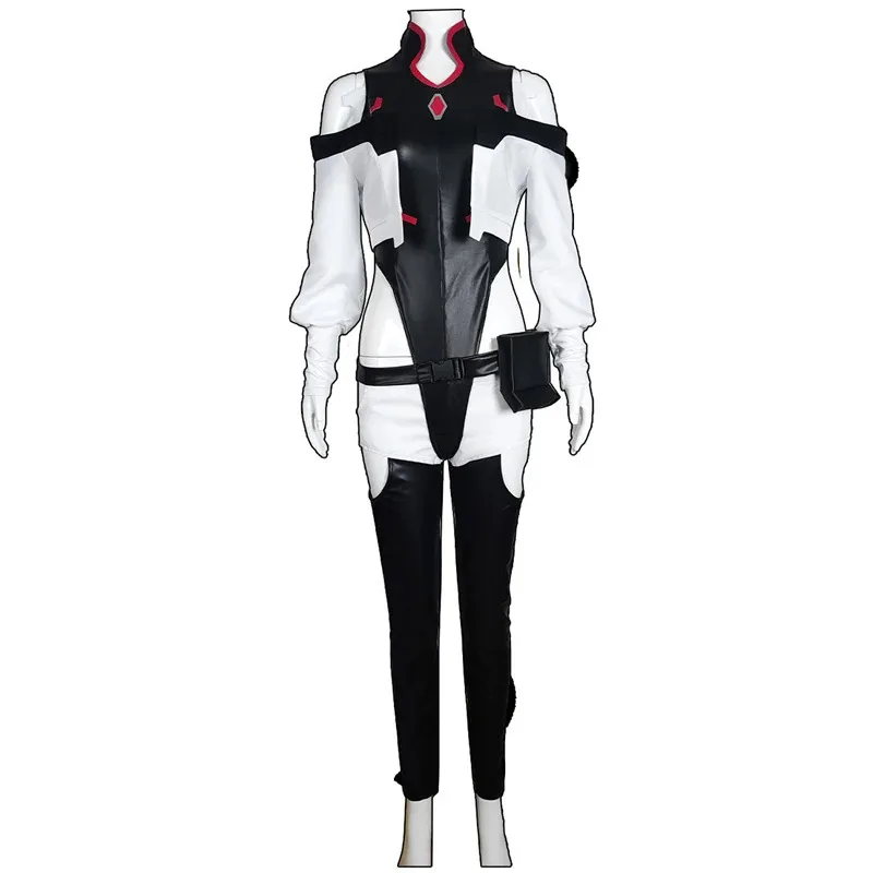 

ss13Anime Cyberpunk Edgerunners Люси Косплей Костюм Боди Комбинезоны Куртка Парик Полный Костюм Костюмы на Хэллоуин для Женщин