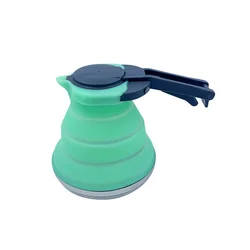 Creative Portable Silicone Kettle Outdoor Silica Gel Folding Coffee Compres sion Leak Proof Travel Camping Kettle 1500ML
