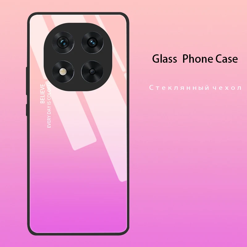 Funda de teléfono de vidrio templado para Xiaomi Redmi Note 14 Pro Plus 4G 5G, funda dura de lujo para PC, parachoques trasero para POCO X7 Pro 5G