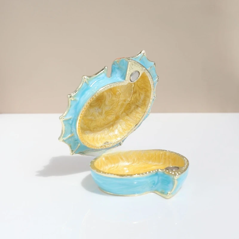 صندوق مجوهرات معدني، صناديق تخزين حلقية صغيرة فاخرة، أقراط محمولة للسفر، علبة عرض منظم المجوهرات، مستلزمات التعبئة والتغليف