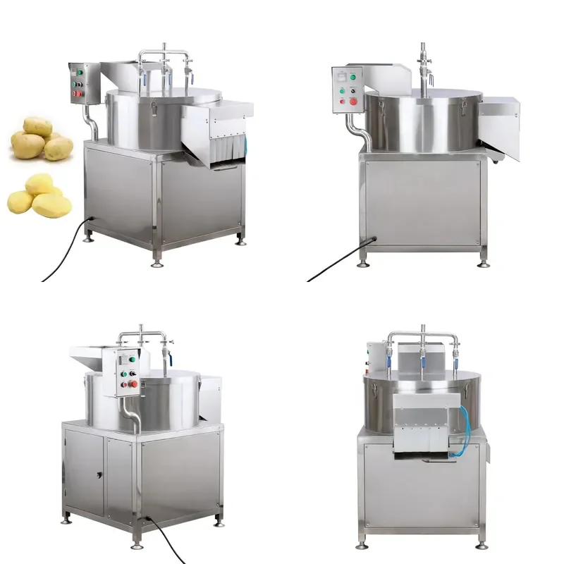 for 304 Stainless Steel Automatic Rotary Potato Peeler Electric Root Vegetable Cleaning Peeler Commercial Grade