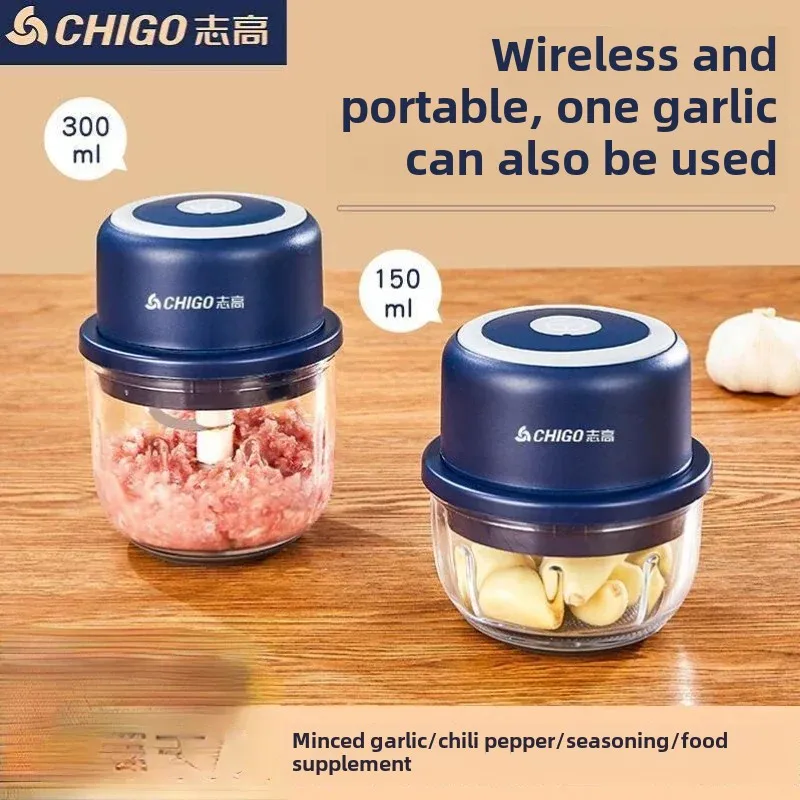 Meat Chopper Cutting Machine Home Appliance Electric Blender Household Wireless Portable Garlic Pounder Shredder Grinders