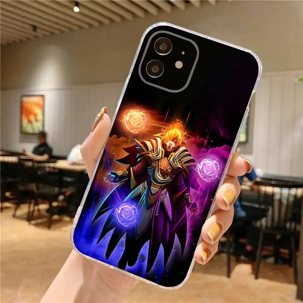 حافظة هاتف Game D-DotaS 2 لهاتف iPhone 17,16,15,14,13,12,11 Pro,Max,Plus,X,XS,XR,SE4,E غطاء ناعم شفاف صغير