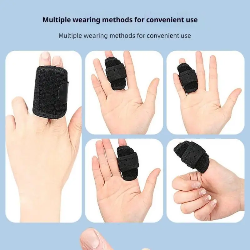 1 Stück Schmerzlindernde Erste-Hilfe-Fingerfixierungsschiene, Geradehalter, Korrektor, Stütze, Fingerschiene zur Unterstützung – Detail 7
