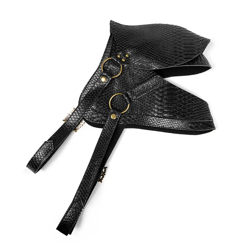 Mittelalterliche Wikinger-Rüstungsweste für Damen, Steampunk-Renaissance-Lederumhang, Halloween-Gothic-Umhang, Herren-Kostüm, Party-Cosplay-Weste – Detail 7