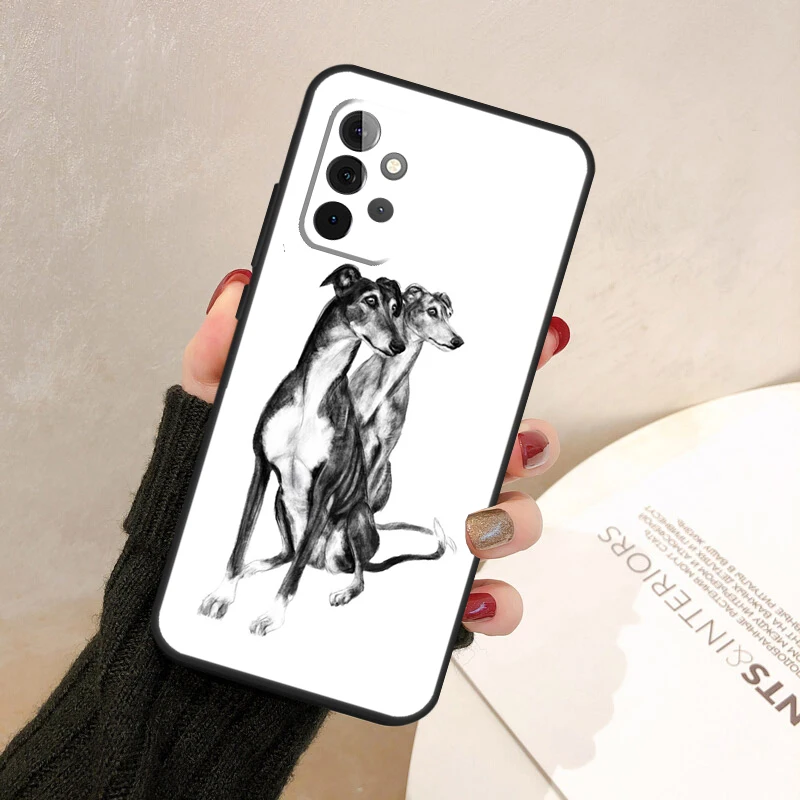 Galgo Greyhound Dog Case For Samsung Galaxy A14 A34 A54 A12 A22 A32 A52 A72 A13 A23 A33 A53 A73 A31 A51 A71