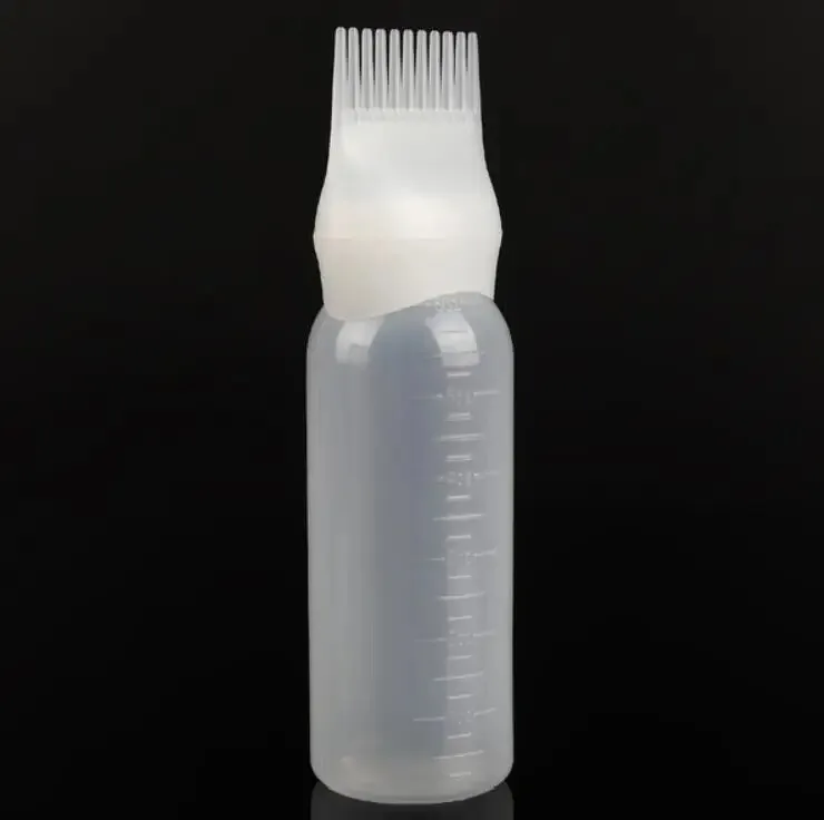 Salon Hair Dye Refillable Bottle Applicator Comb Multicolor Plastic Dispensing Oil Hair Coloring Hairdressing Barber Accessoies image 3