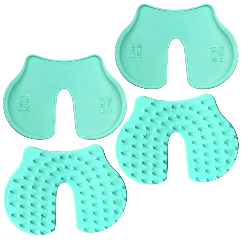 

4 Pcs Auxiliary Device Pain Relief Blocking Easy Cleaning Lightweight Durable Pad Tpee Bottom Point