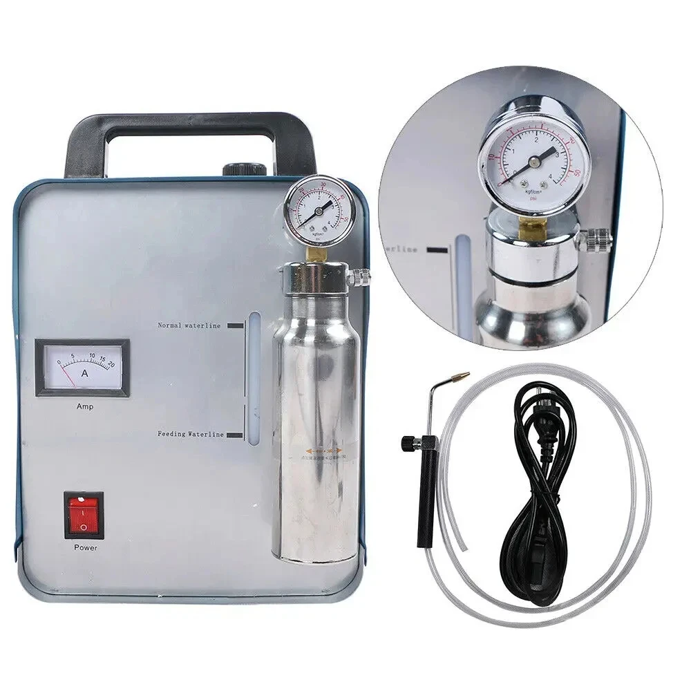 Oxygen Hydrogen Polisher Machine HHO 95L/H 400W Gas Flame Generator Torch Acrylic Polishing 110V