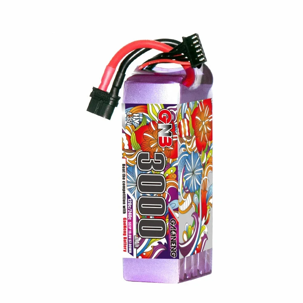 Gaoneng GNB 5S 19V 3000mAh 120C LiHV Lipo Battery XT60 Plug для 250-330mm Brushless Лопасть Винта дрона Scimitar LRX Quad HobbyZo