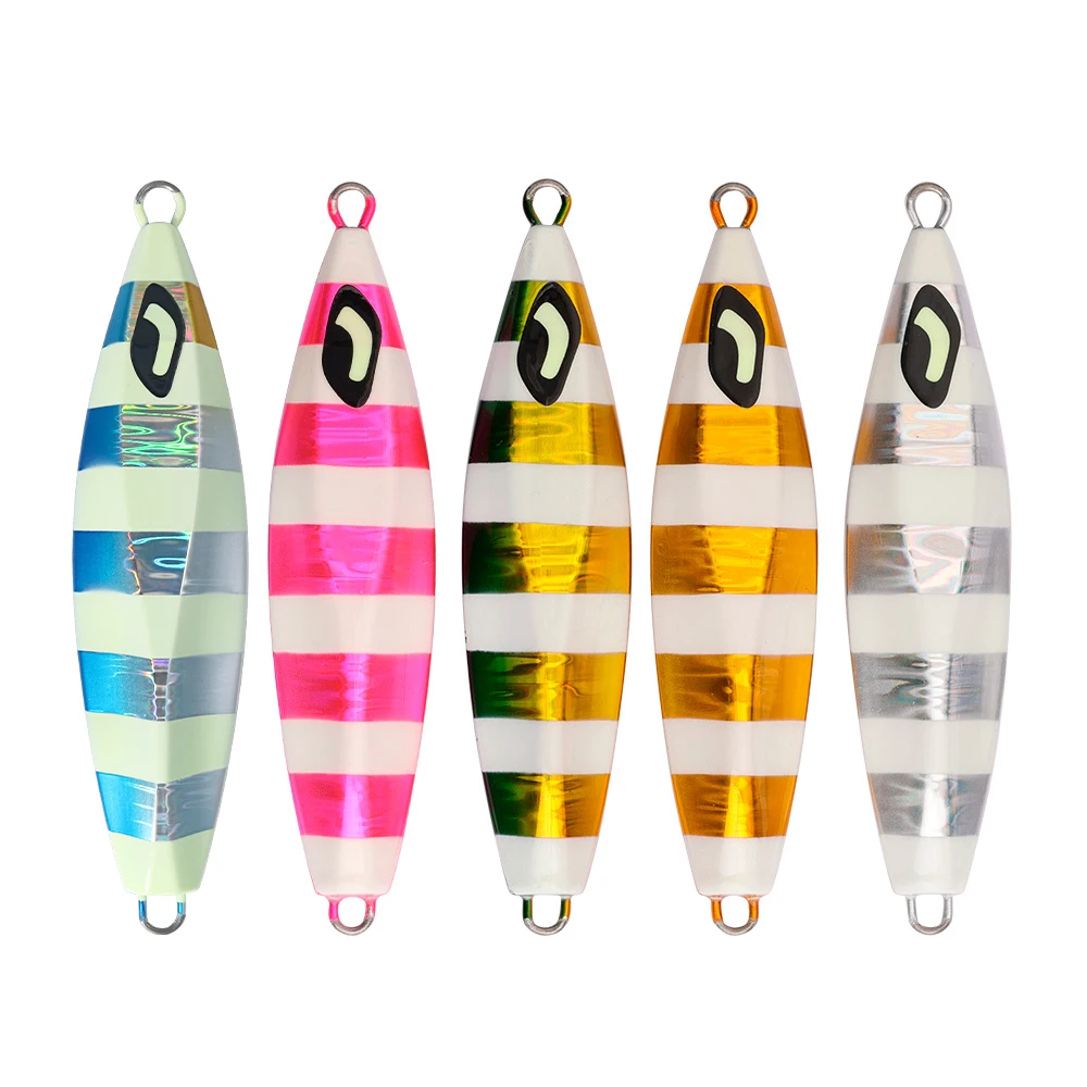 JIGGING PRO 100g 130g 160g 200g Slow Jigging Lure Japan Design Ocean Stinger Wing Lure Metal Jig