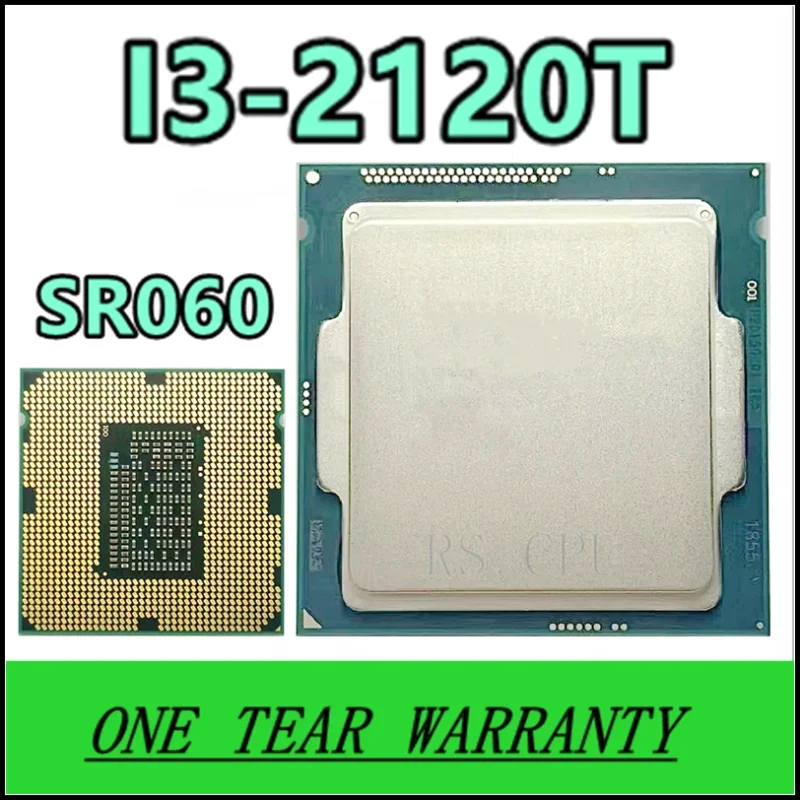 Processador CPU Dual-Core, i3 2120T, SR060, 2,6 GHz, 3M, 35W, LGA 1155, i3-2120T