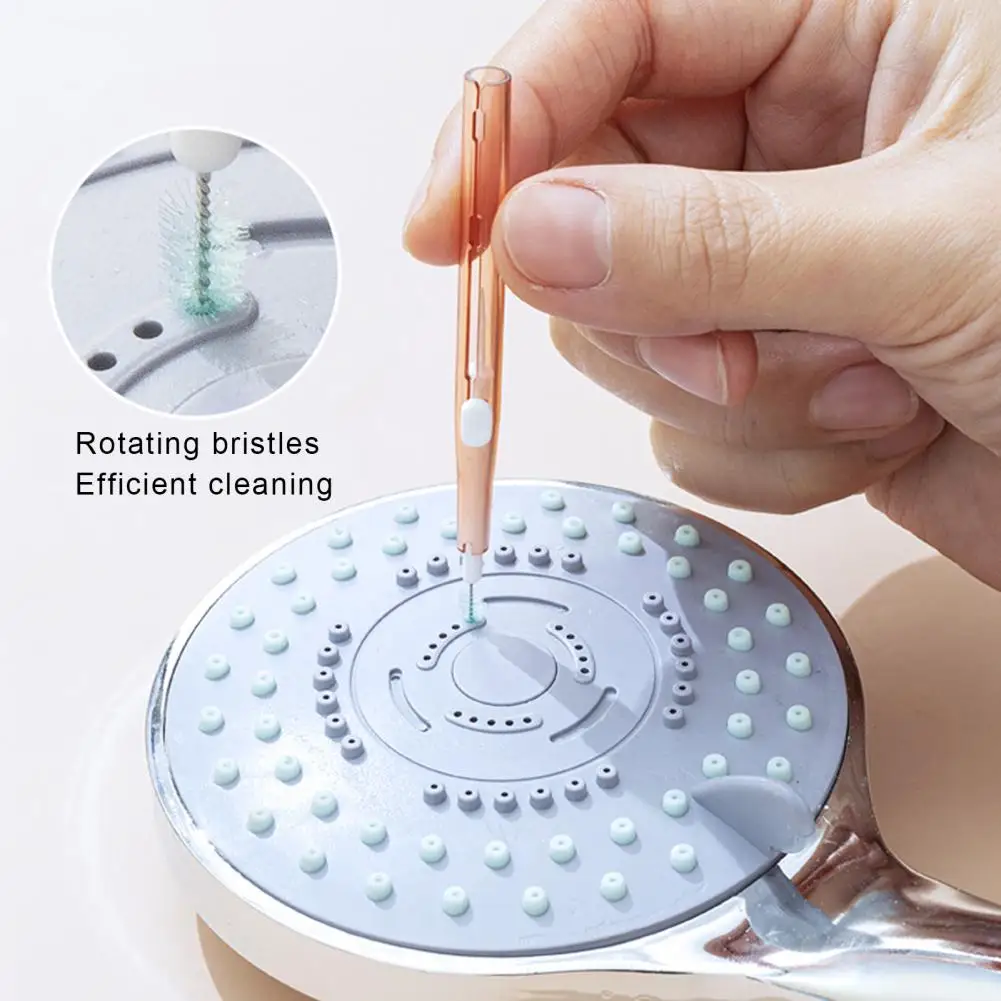 

5/10Pcs Gap Hole Anti-Clogging Cleaning Brushes Shower Head Cleaner Tool Nylon Bristles Tiny Nozzle Unclogging Brushes