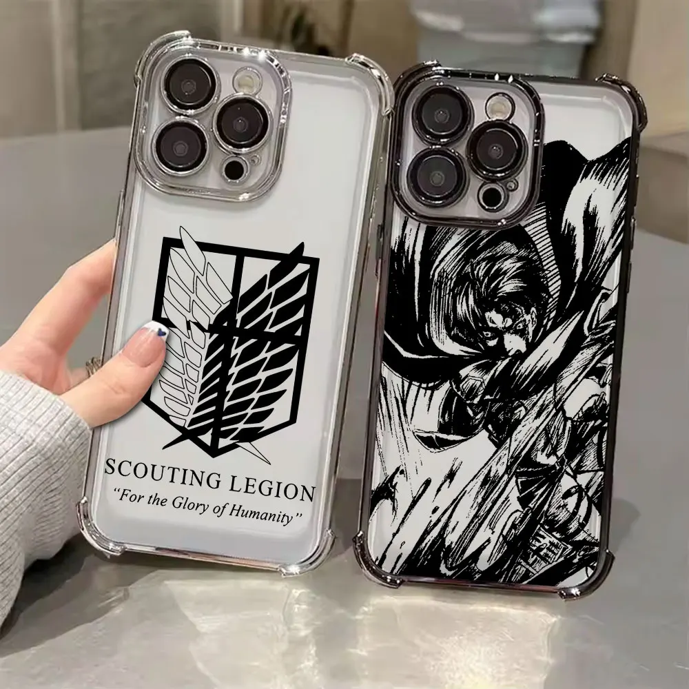 Hot Anime Black A-Attacks On Titans Phone Case For Xiaomi 17T 15T 14T Pro Cases Poco X6 X7 F5 F7 F8 Ultra M7 M8 X8 Pro Max Cover