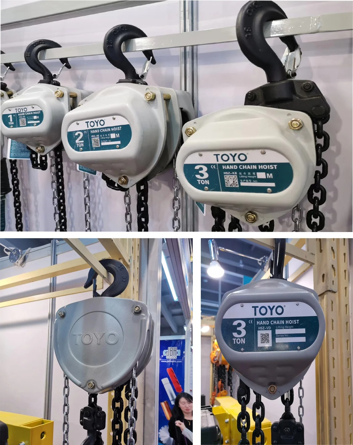 Toyo CA Heavy Duty Chain Pully Block Manual Good Price 1Ton 6 Meter Chain Block Home Use Machinery Repair Shops