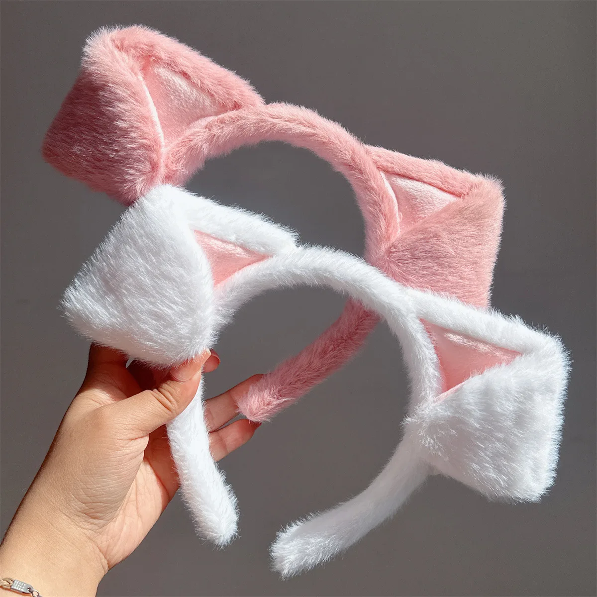 Soft Plush Dog Ears Headband Cute Cartoon Women Girls Kids Party Festival Fantastic Hair Accessories Furry Animal Ears Hairband