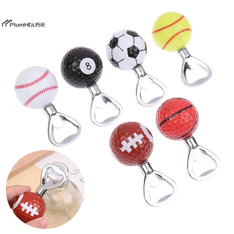 Ouvre-bouteille de Baseball de Football en acier inoxydable, ouvre-bouteille de bière amusant pour vins, nouveauté cadeau, fournitures de Bar pour fête de mariage