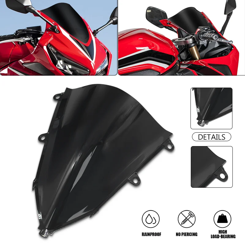 

Hot Sales For CBR650R CBR400R 2019-2024 Motorcycle Front Fairing Windshield Windscreen Visor Deflector Protector cbr650r cbr400r