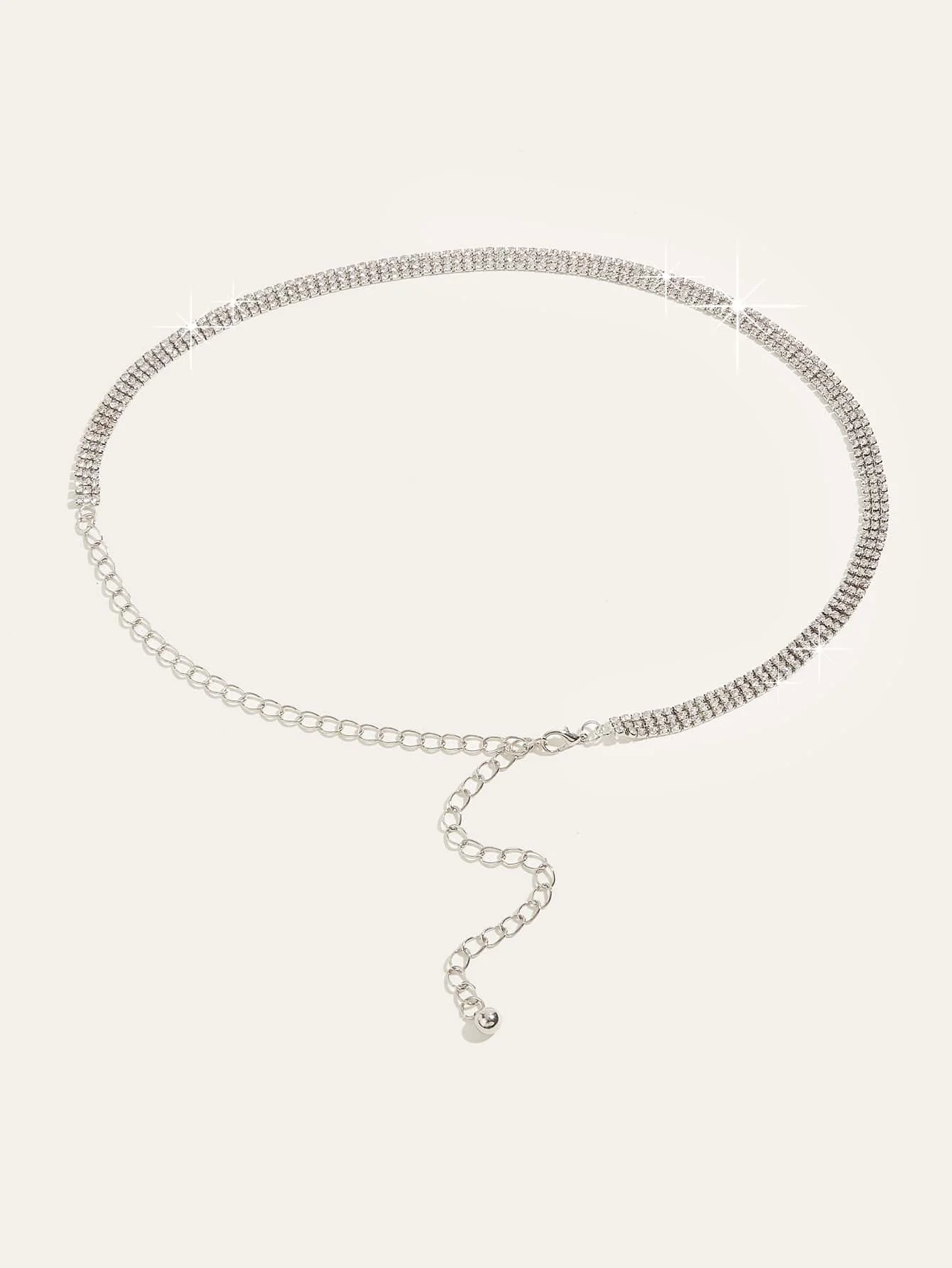 1 Stück Strass Dekor Kettengürtel