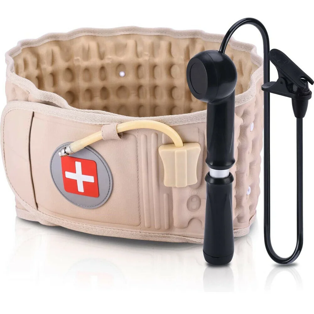 BC High-quality Inflatable Spinal Traction Belt Physical Decompression Lumbar Support Belt Waist Pain Relief Belt Waist Massager