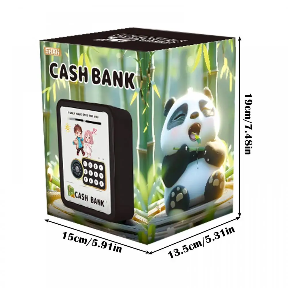 Plastic Piggy Bank Toys for Children Moneybox Saving Kids Toys Money Savings Box Password Fingerprint Children's Christmas Gifts