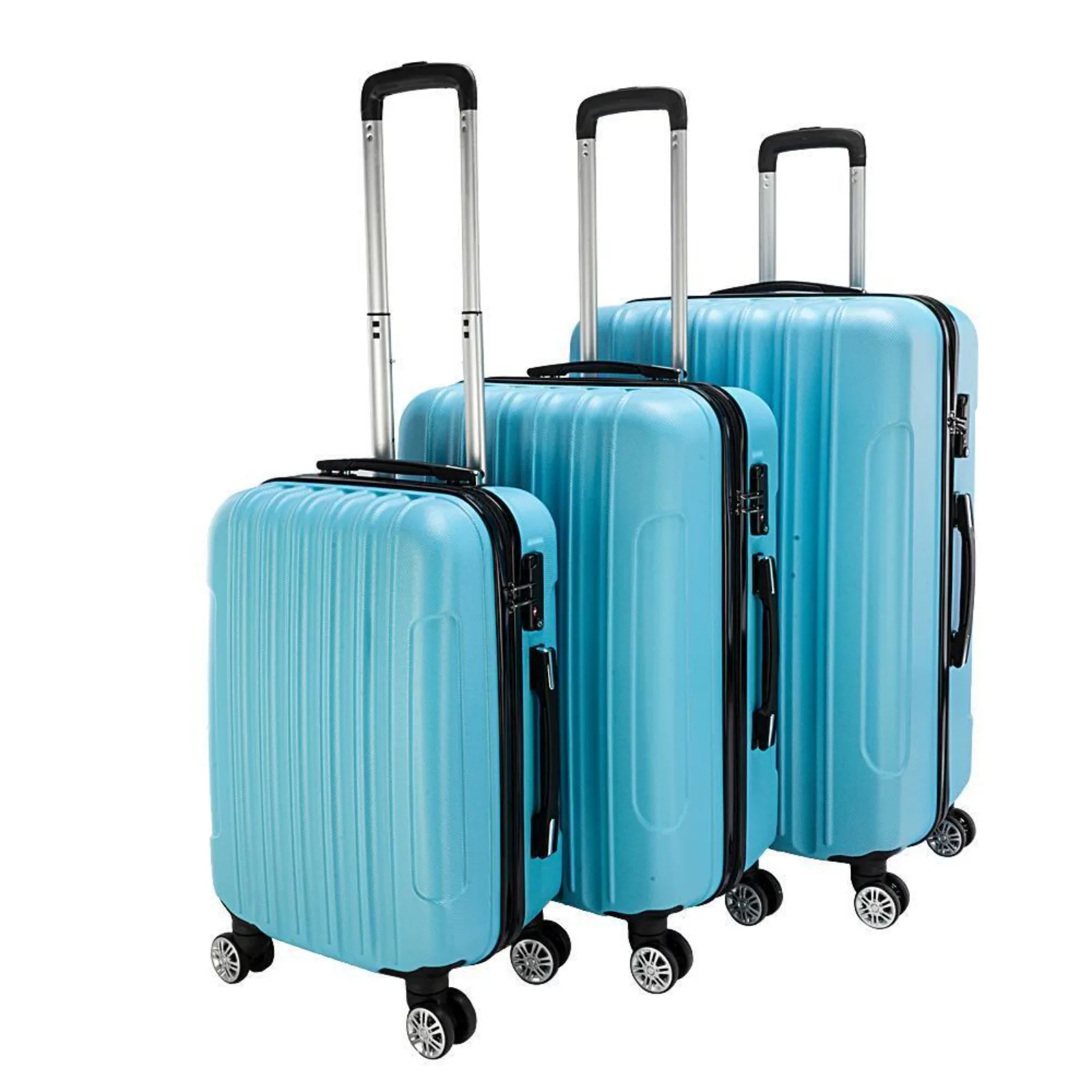 

US 3-Piece 20 "24" 28 "Luggage Travel Set Trolley Hard Shell Luggage with TSA Lock USA-