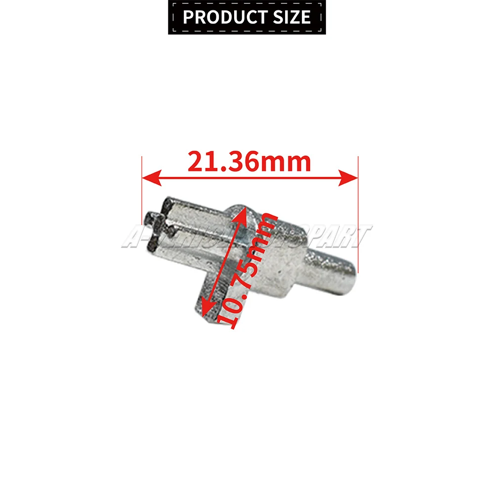7N0819810E For VW Sharan Mk2 7N1 New 1/2 Pcs AC Heating System Shaft & Valve Kits Silver Rear Warm Air Fan Shaft Car Accessories