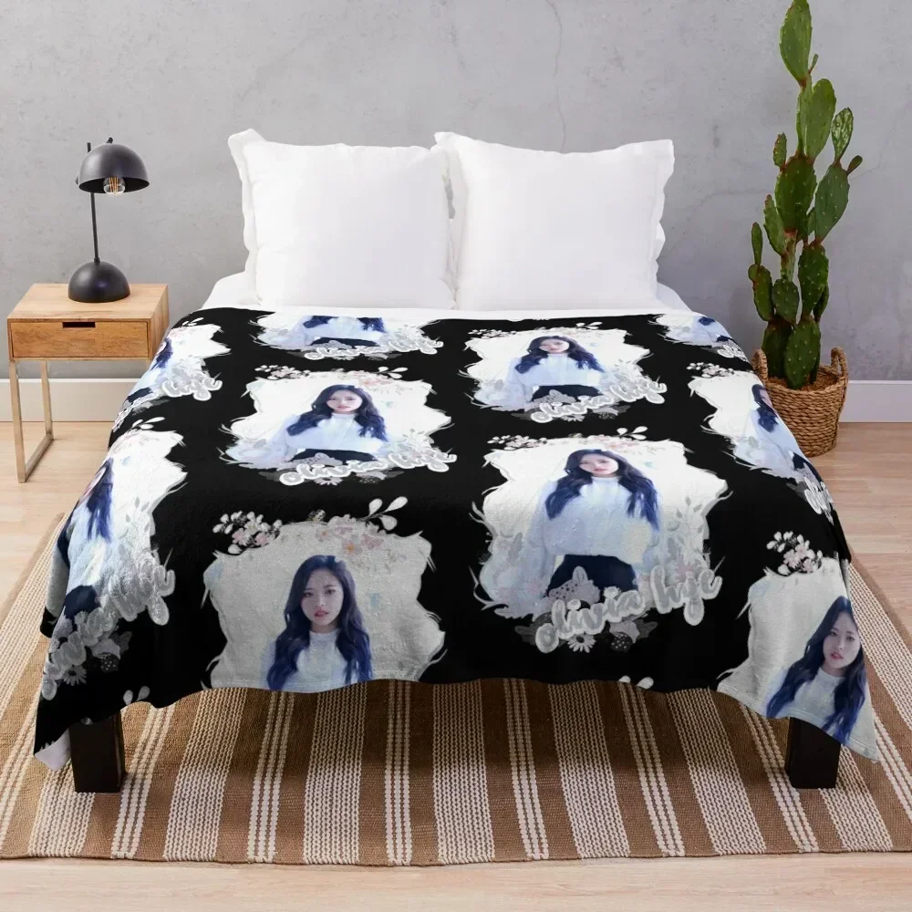 

Loona - Olivia Hye Throw Blanket Ultra Soft Flannel Fleece Blanket for All Seasons