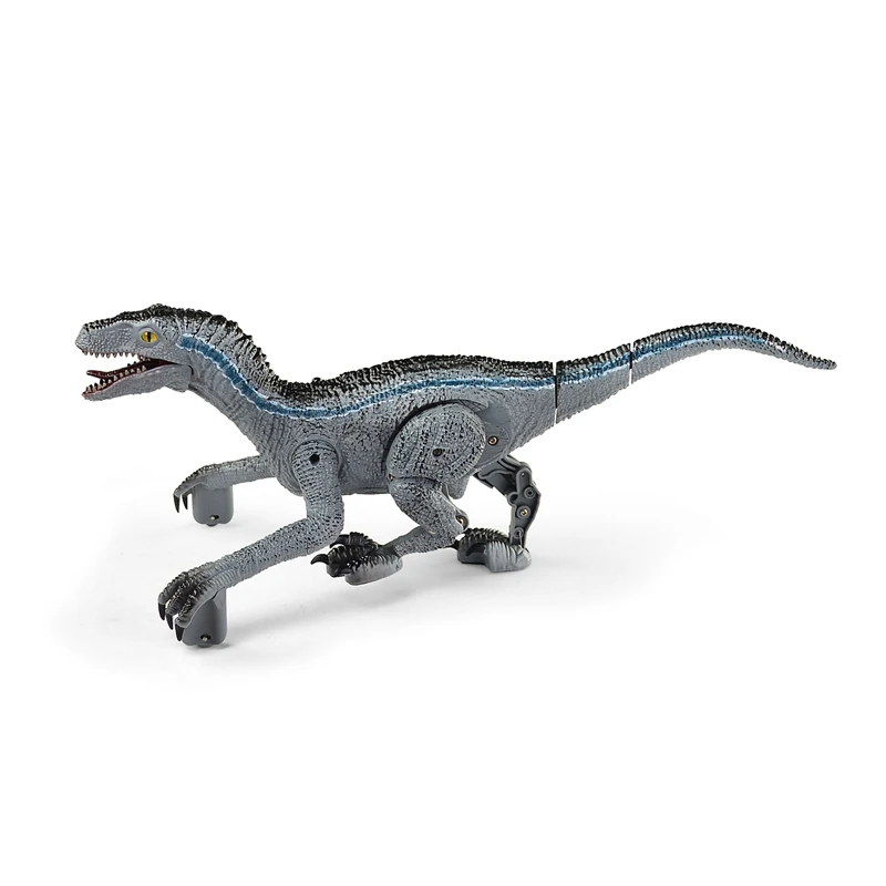 Telecomando dinosauro giocattoli Walking Robot Dinosaur Roaring Sound Simulation Velociraptor RC Electronic Dinosaur Toy