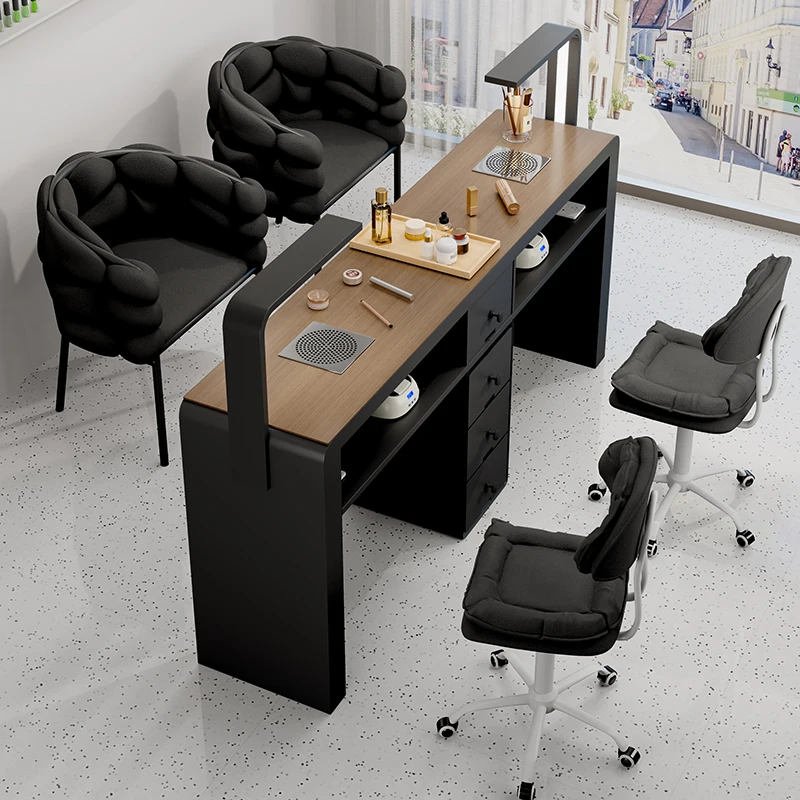 

Multifunctional Manicure Table And Chair Set, Special Single And Double With Vacuum Cleaner, New Chinese Manicure Table