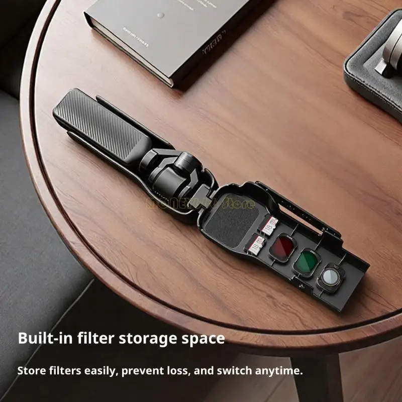 F62C Shockproof Camera Case With Polarizing Filter Compatibility And Scratch Resistant Surfaces for Pocket 3