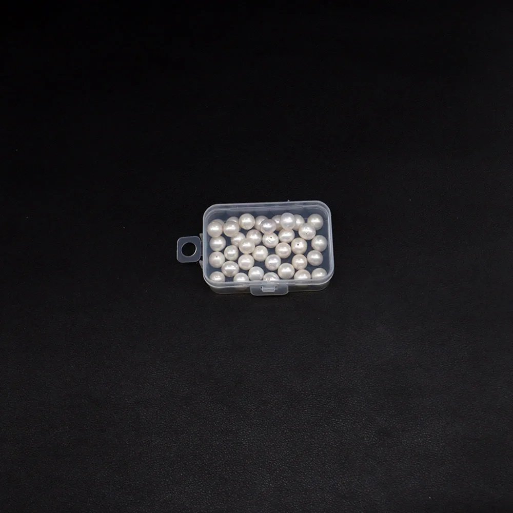 4Pcs Mini Clear Plastic Storage Box 43x66mm Jewelry Ornament Office Case Transparent Organizer Multifunctional Portable Boxes