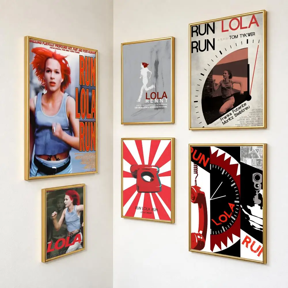 Thrilling Movie R-Run Lola Run Poster Peel And Stick PP Series HD Frameless Wall Indoor Decor Gift