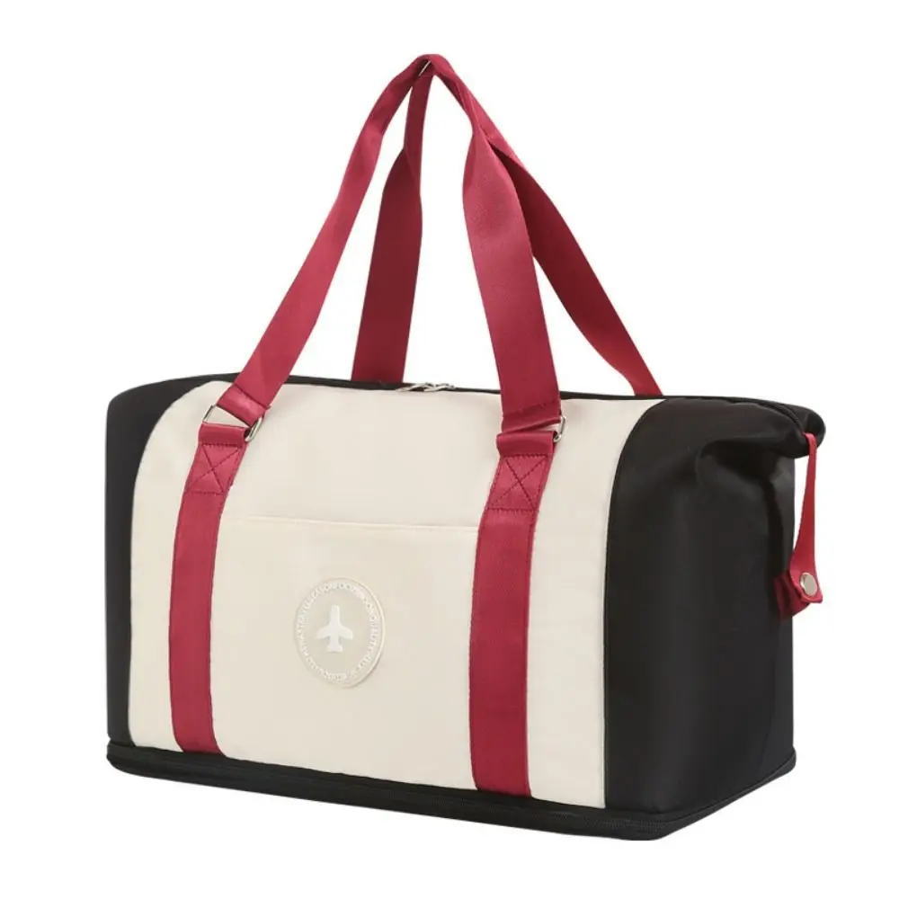 Bolsa de gimnasio portátil para mujer, bolso de viaje, impermeable, duradero, informal, fácil de llevar, a la moda, para acampar