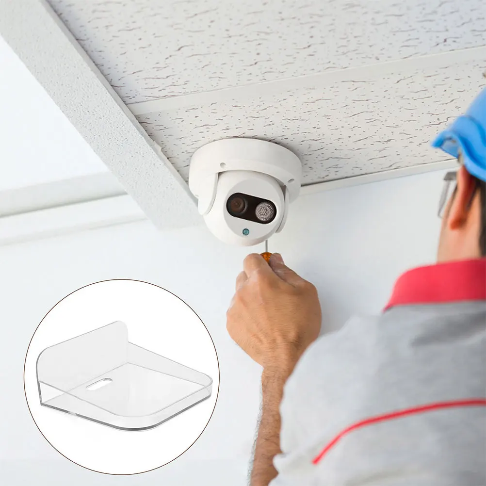 

2 Pcs Easy Install Floating Shelves Camera Stand Wall Mount Mounting Holder Bracket No Drill Bathroom Shelf