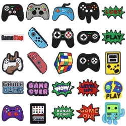 Video Game Shoe Charms for Crocs Sandals Men Clogs Pins Women Badges Boy Girls Jeans Kids Decorations Buckle Shoes Accessories