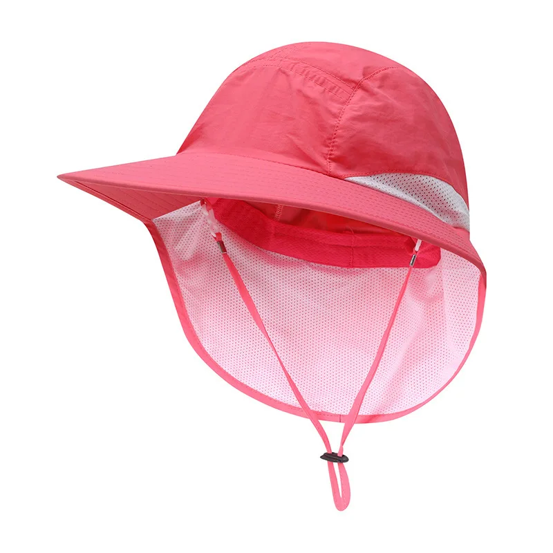 Outdoor Sun Hat for Women Youth Girls 50+ UPF Protection Safari Cap Wide Brim Fishing Hat with Neck Flap BeacH