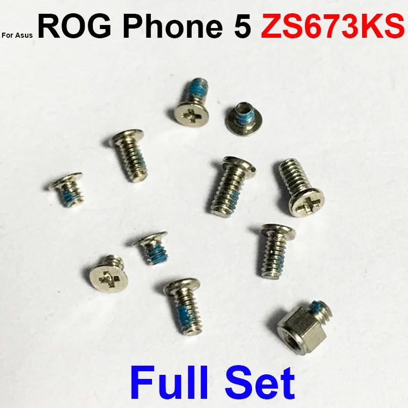 Full Set Bottom Cover Screw for Asus For Asus ROG Phone 5 Rog 5 ZS673KS I005DA Tool Mounting Kits Stand Off Screw Parts