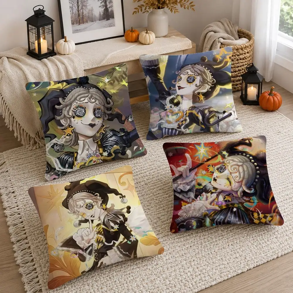 Game Identity V Cushion Cover Soft Fluffy Short Plush  Pillow Case Throw Decorative Cushion Covers for Sofa Bedroom Home Decor
