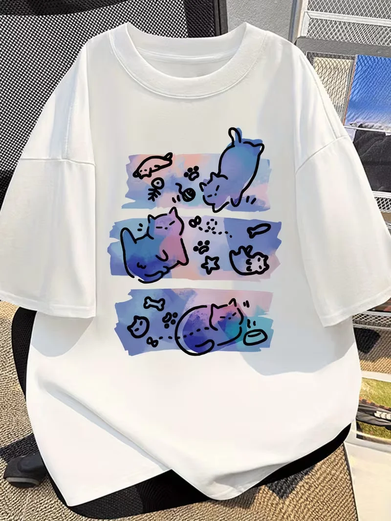 Unisex Casual Short Sleeve Graphic T Shirt