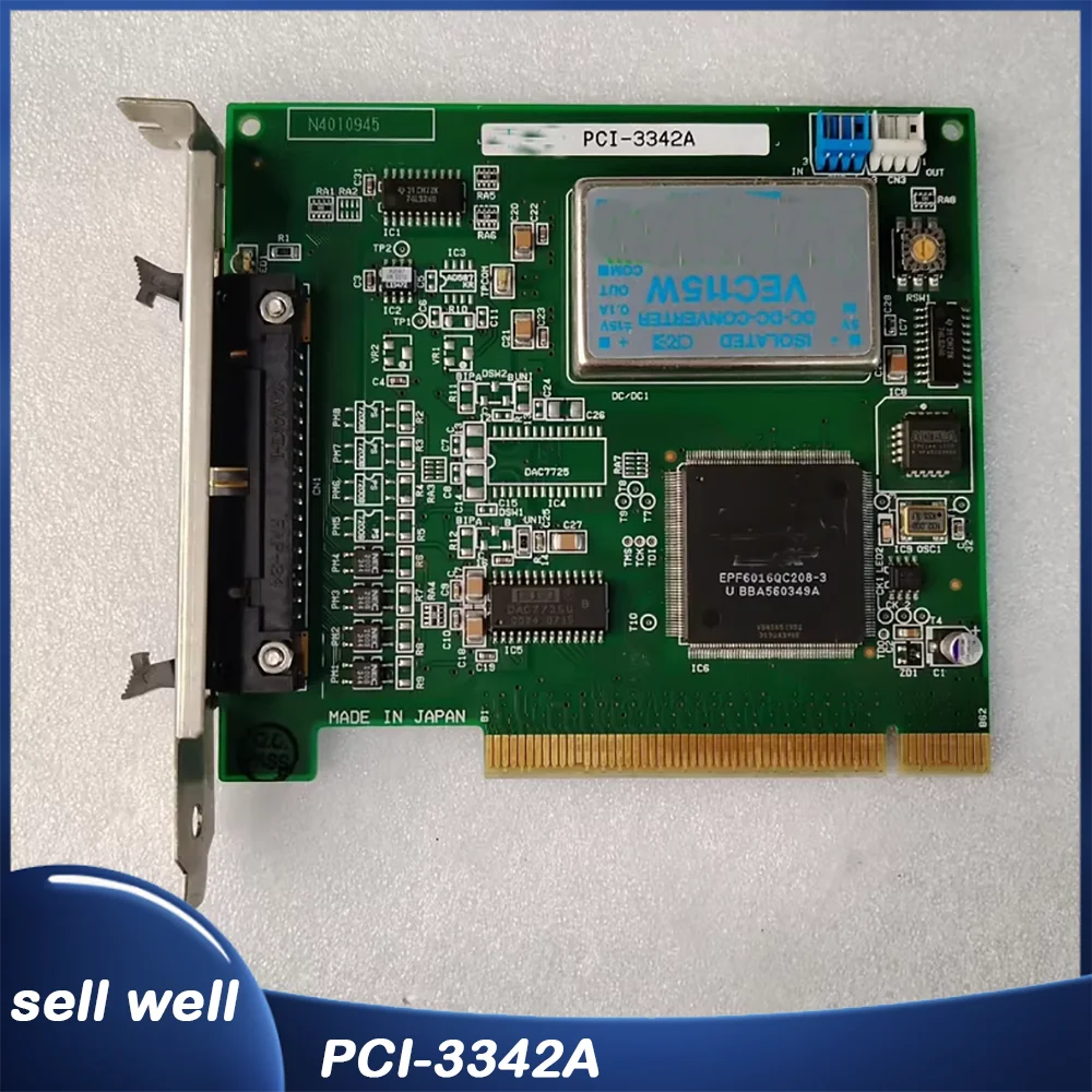 

Карта промышленного сбора PCI-3342A