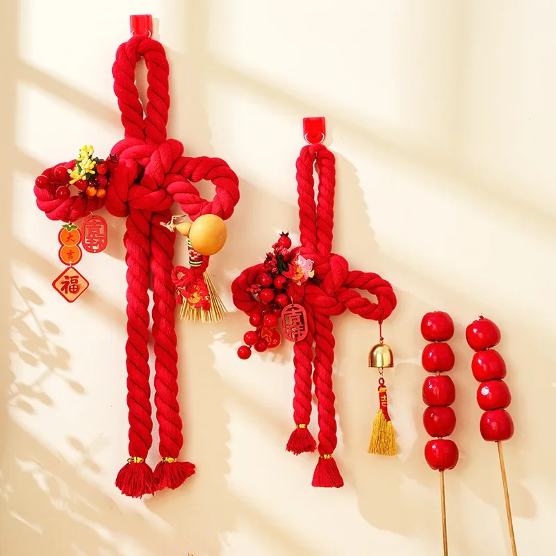 السنة الجديدة الصينية عقدة الحلي الصليبية الصليب الحلي هووسورمينغ السنة الجديدة مهرجان الربيع جو لوازم الديكور #3