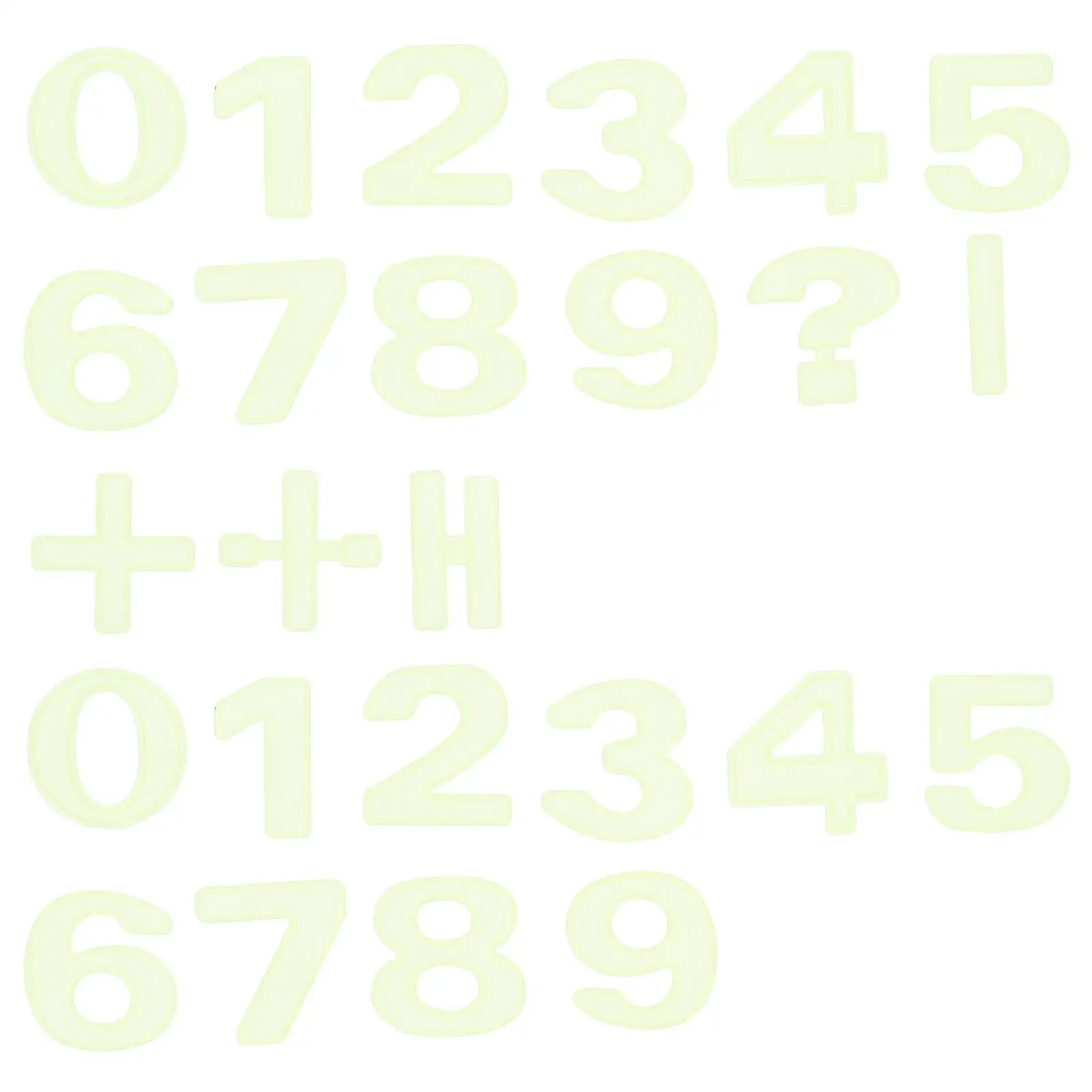 26 шт. цифровые наклейки светящиеся настенные декор детская спальня класс образовательный инструмент креативные светящиеся наклейки