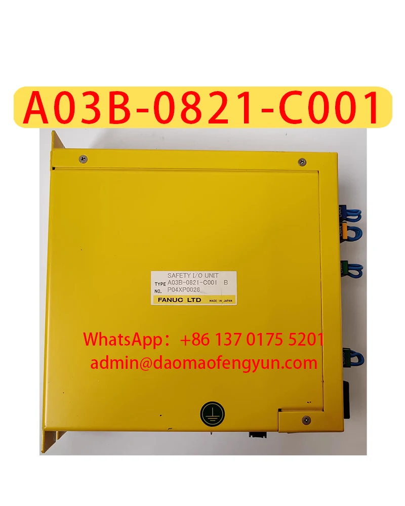 Used A03B-0821-C001 I/O Modules Tested for Normal Shipping，Fast shipping，The shipment will be arranged after passing the test