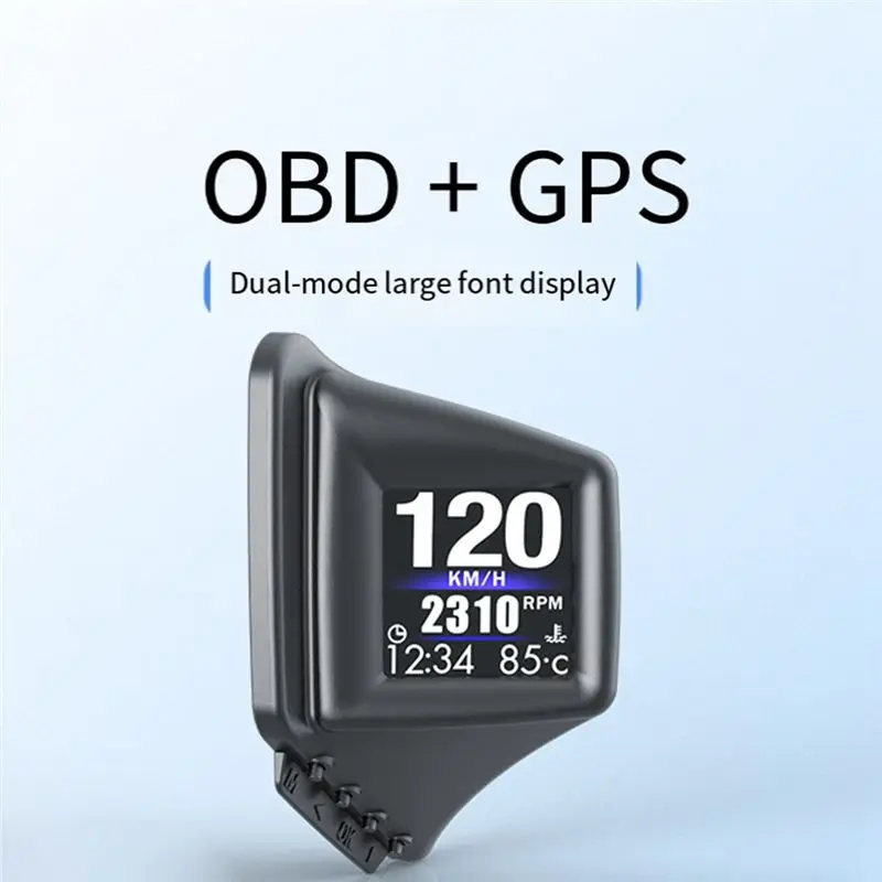 A82M-OBD+GPS Car Driving A401 Head Up Display Speedometer Oil Pressure Water Temp Fuel Consumption On-Board Computer