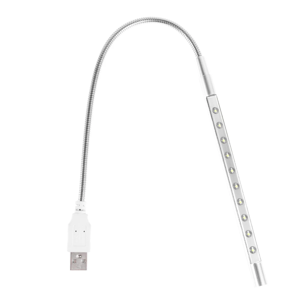 노트북 USB 라이트 키보드 램프 블랙 유연한 360도 회전 밝은 눈 보호 램프 기숙사용 노트북 USB 라이트