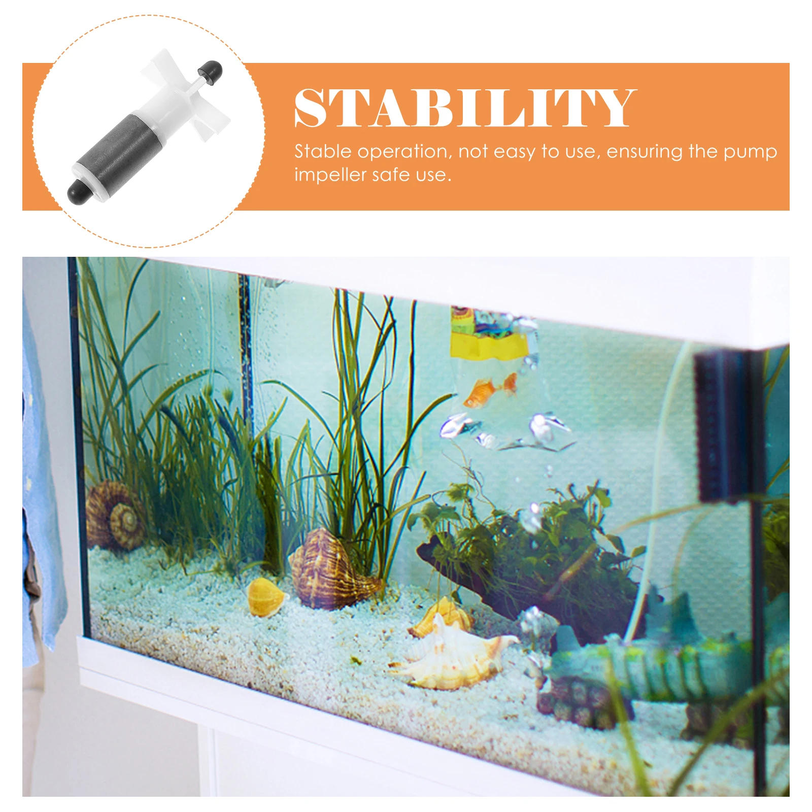 

Submersible Pump Impeller Replacement Abs Magnet Material High Efficiency Long Life For Aquarium Water Drilling Machine Pump