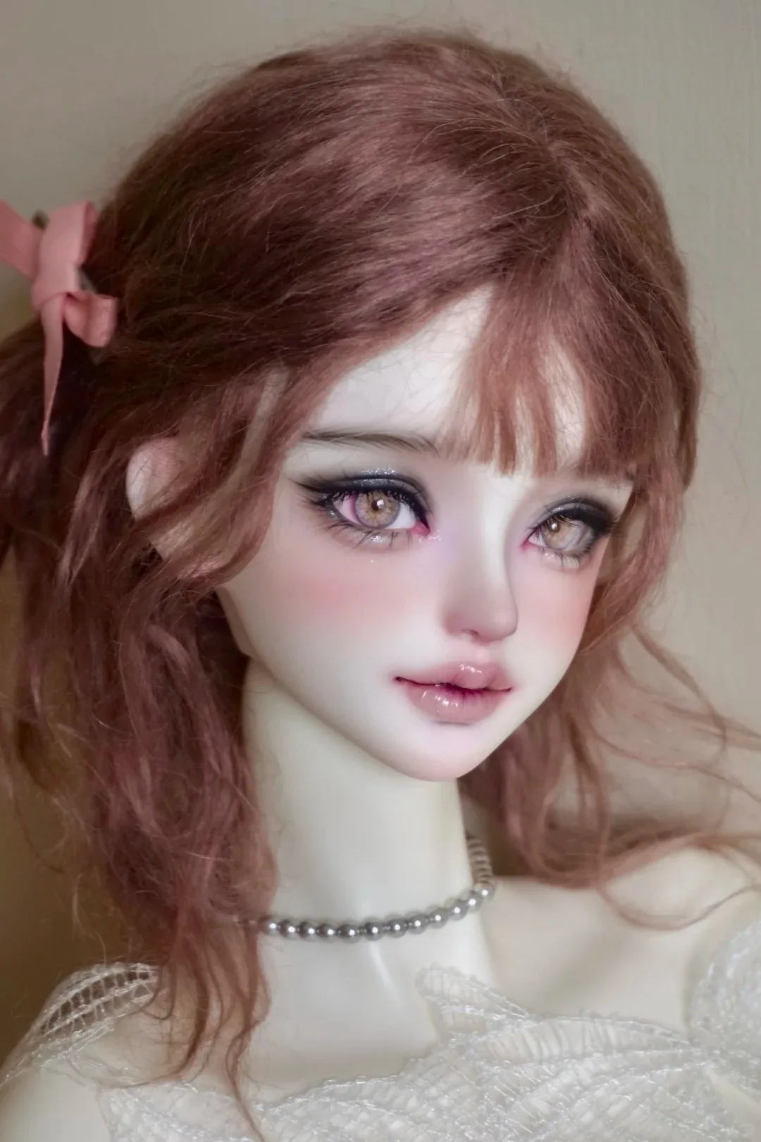 Tête de poupée BJD Just Head 1/3 Xiaoshu Bean Bailu, tête de poupée de haute qualité pour femmes, jouet individuel