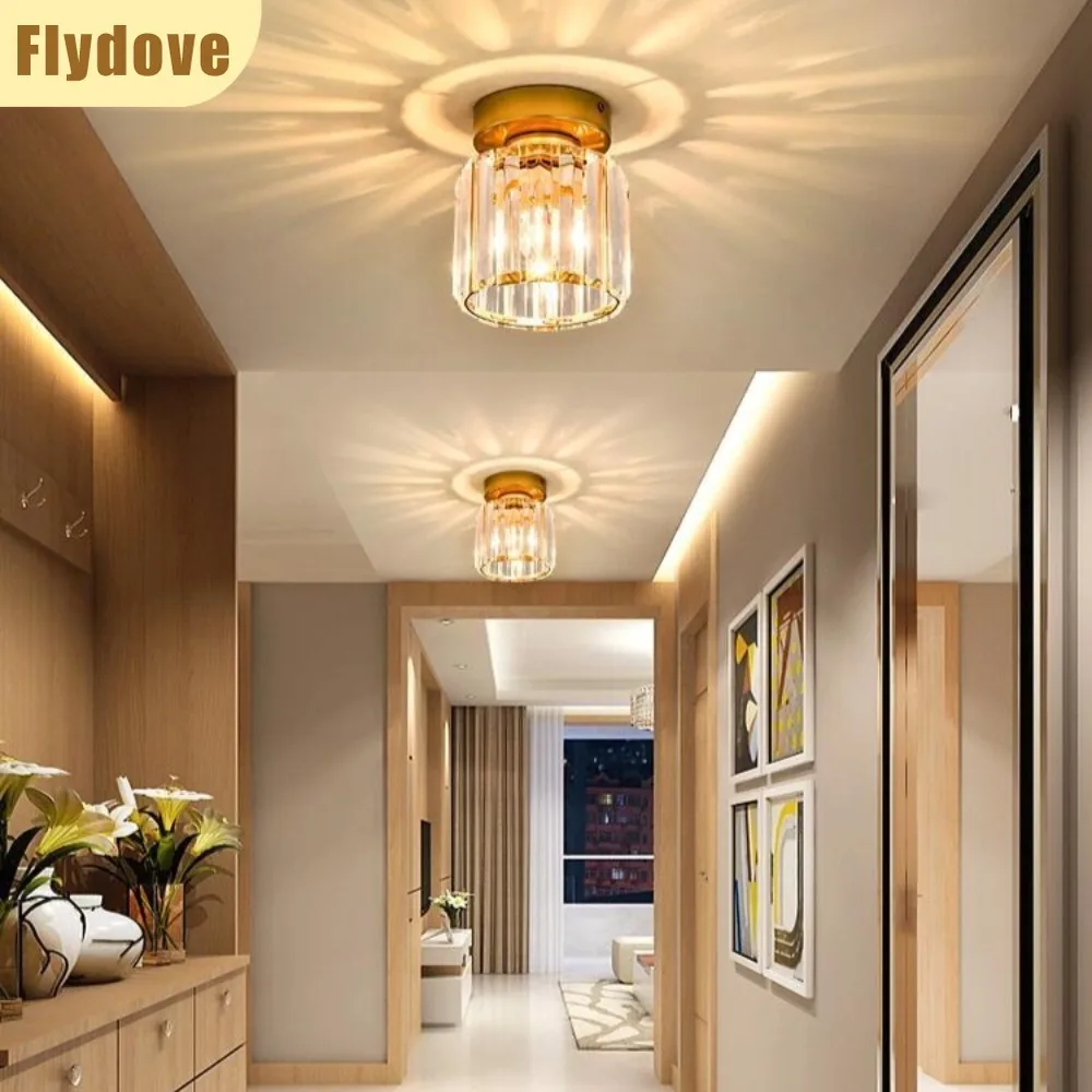 Mini Led Ceiling Light Round Chandelier 110V 220V Indoor Lighting For Kitchen Bedroom Living Room Bathroom Fixture Decor