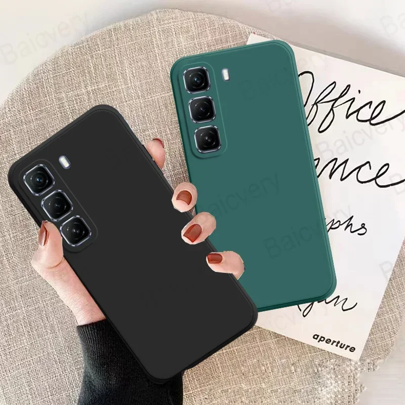 Fashion Caseing For Infinix Hot 50 5G X6720 Pro+ Plus 4G X6880 X6881 Colorful Matte Protective Shockproof Cover